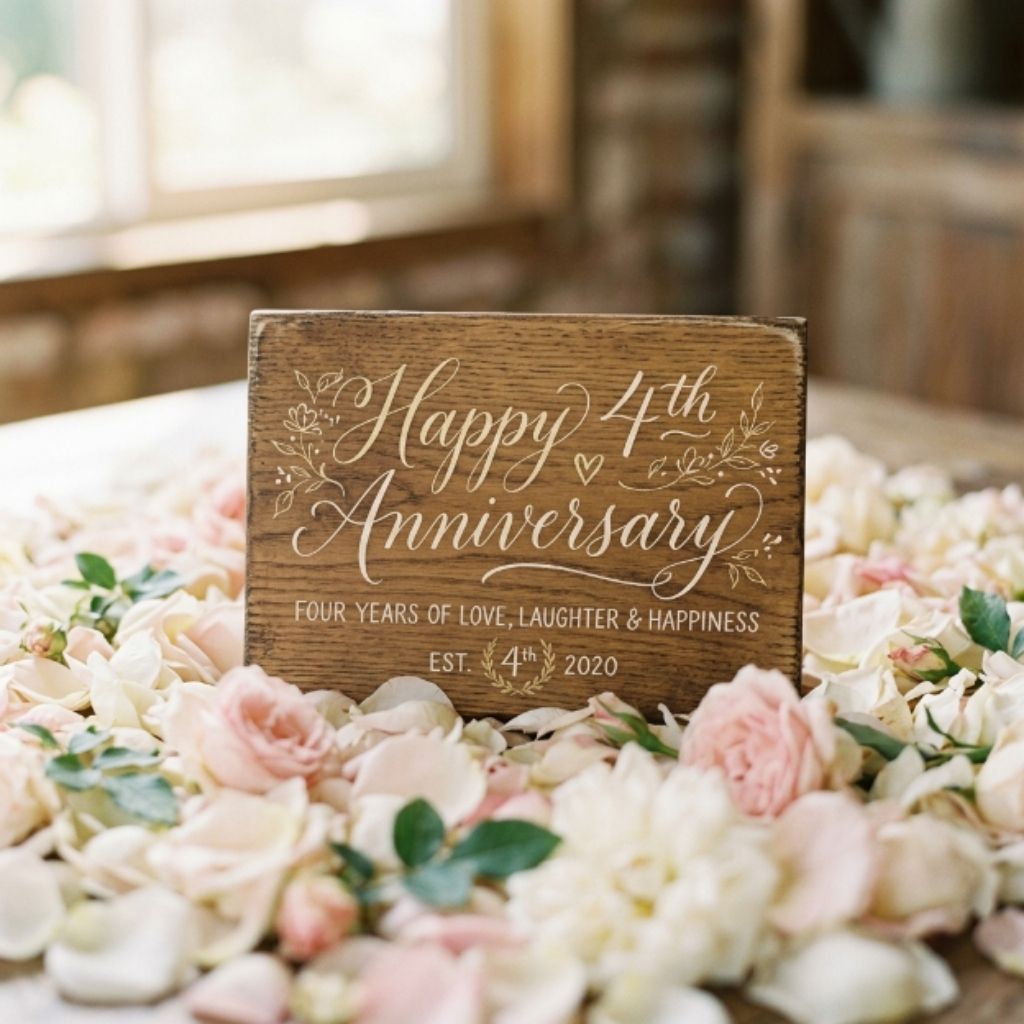4th Anniversary Wishes for Boyfriend