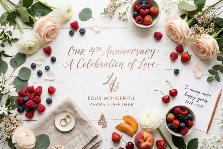 4th Anniversary Wishes: Heartfelt Messages, Quotes & Gift Ideas