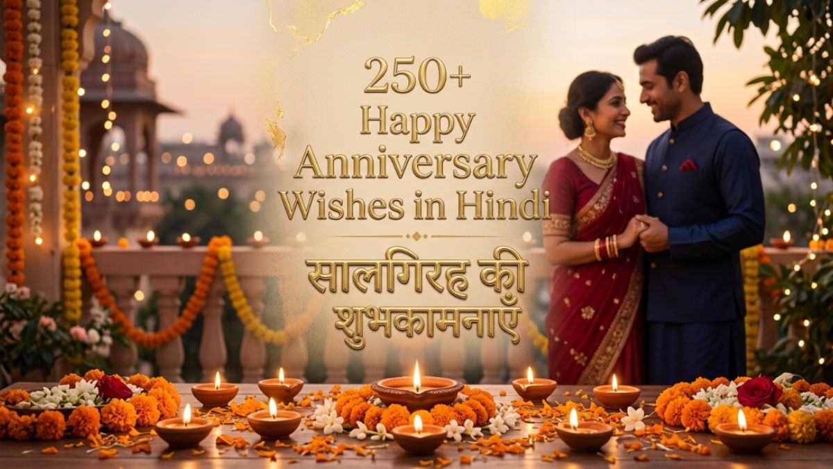 250+ Happy Anniversary Wishes in Hindi – सालगिरह की शुभकामनाएँ