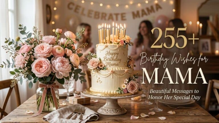 255+ Birthday Wishes for Mama to Make Her Smile