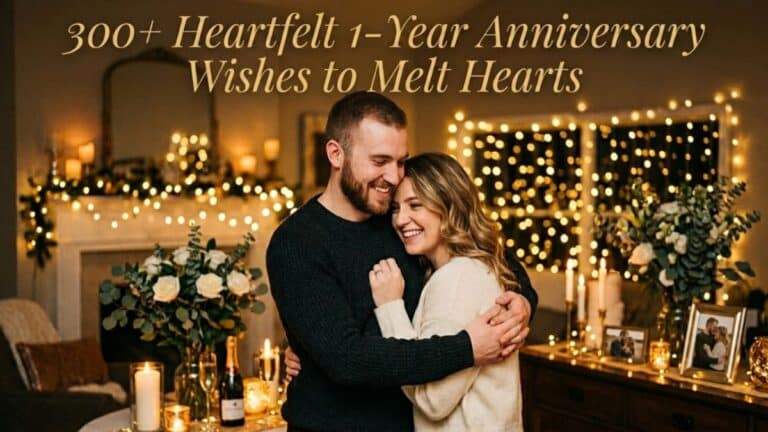 300+ Heartfelt 1-Year Anniversary Wishes to Melt Hearts