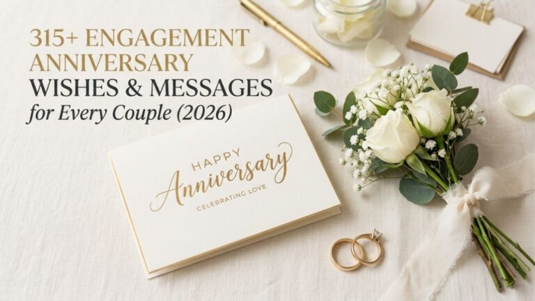 315+ Engagement Anniversary Wishes & Messages for Every Couple (2026)