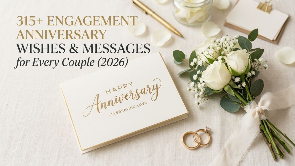 315+ Engagement Anniversary Wishes & Messages for Every Couple (2026)