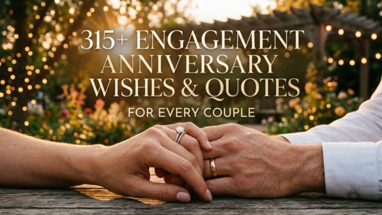 315+ Engagement Anniversary Wishes & Quotes for Every Couple