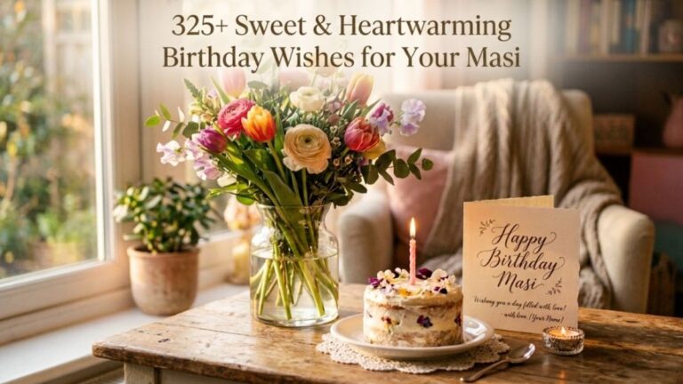 325+ Sweet & Heartwarming Birthday Wishes for Your Masi