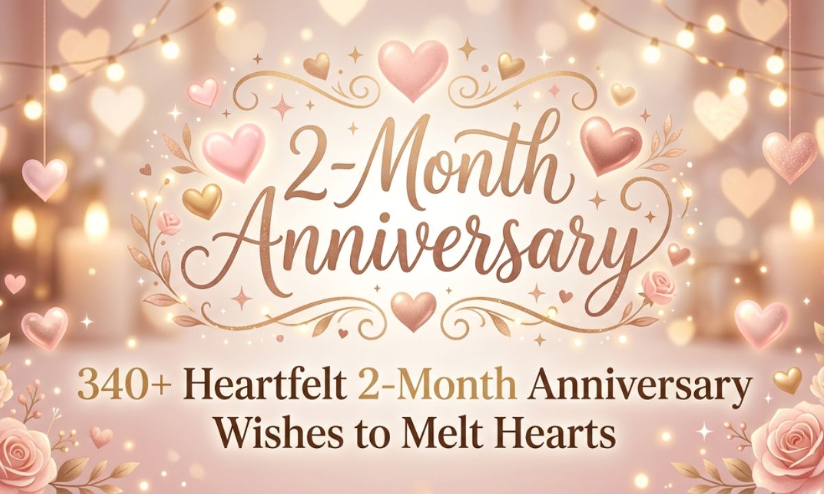 340+Heartfelt 2-Month Anniversary Wishes to Melt Hearts 