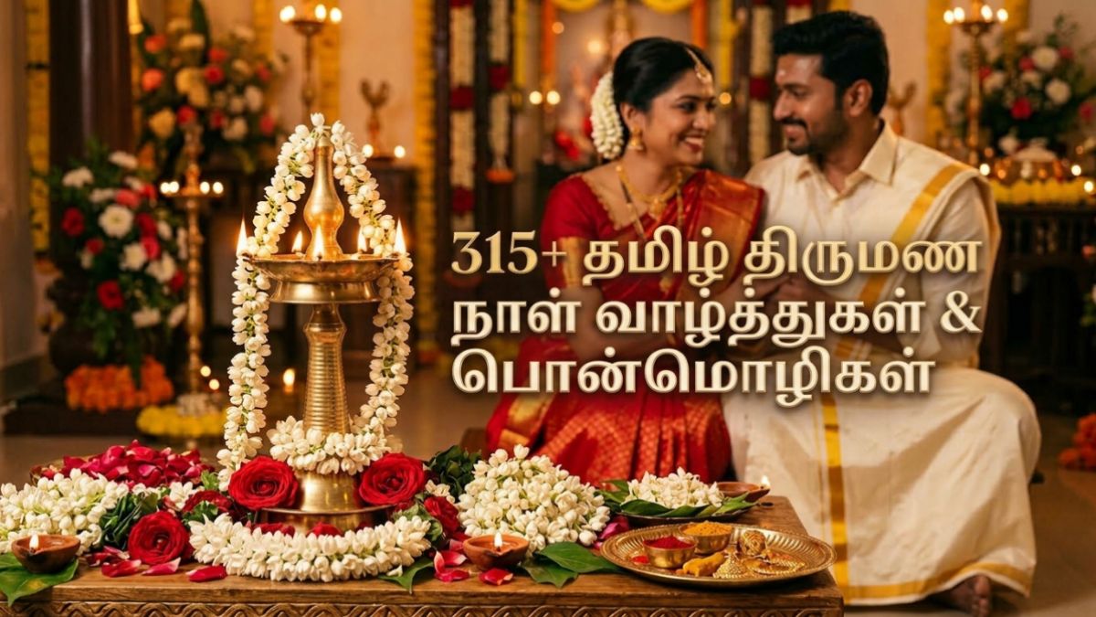 315+ Tamil Wedding Anniversary Wishes & Quotes