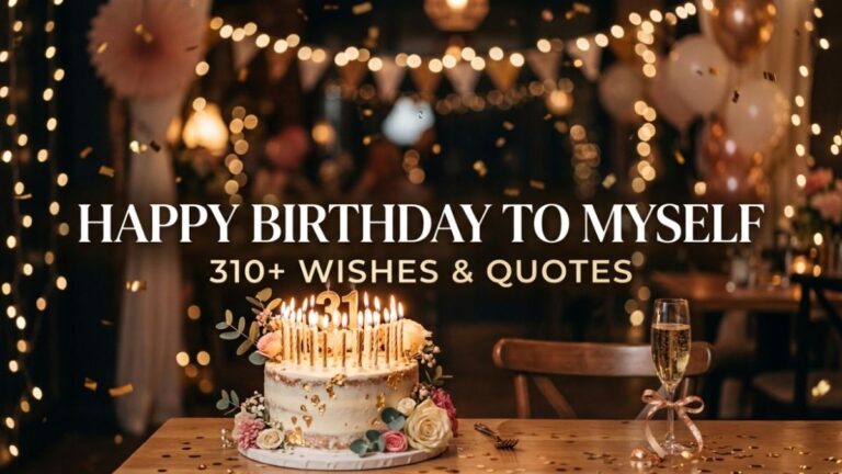 Happy Birthday to Myself 310+ Wishes & Quotes
