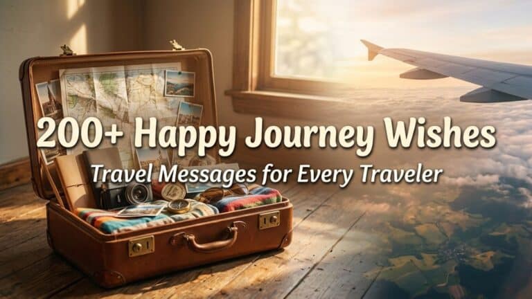 200+ Happy Journey Wishes and Travel Messages for Every Traveler