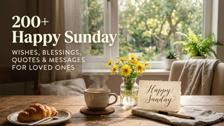 200+ Happy Sunday Wishes, Blessings, Quotes & Messages for Loved Ones